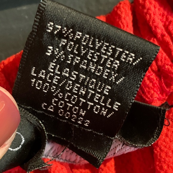 August Silk Red Off Shoulder Blouse - Picture 3 of 6